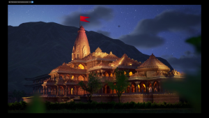 3D Ayodhya Ram Mandir Image 5