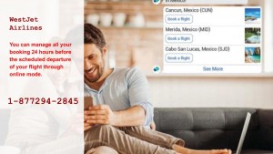 WestJet Airline Manage Booking