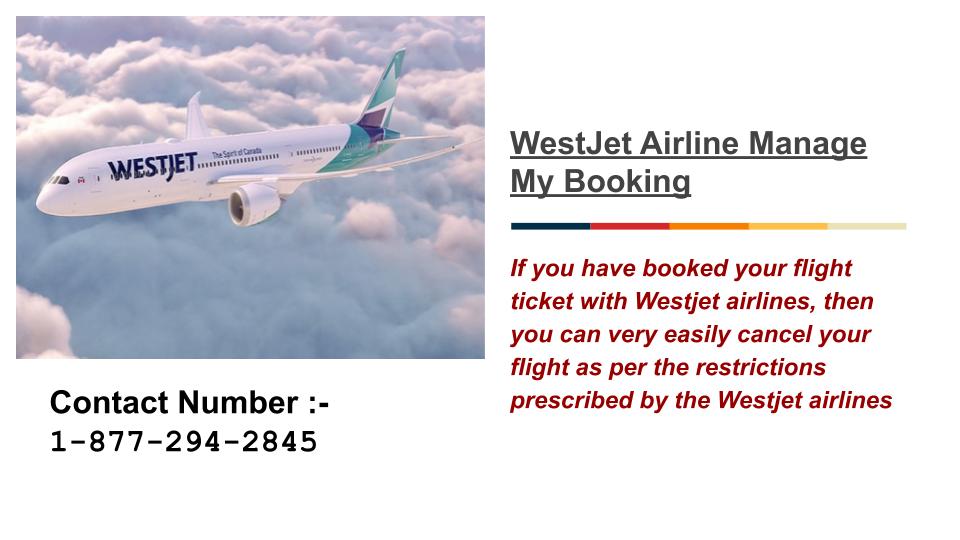 Manage WestJet official site