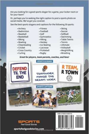Book Front Cover - Best Sports Slogans and Captions