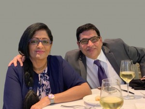 Prana Kishore and his wife Rathi Kishore