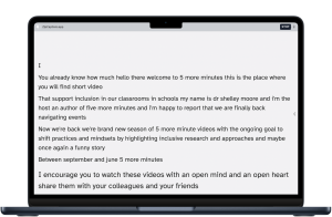 Running Zip Captions