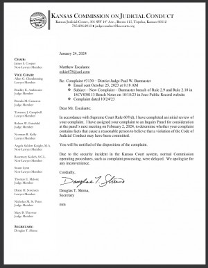 Kansas Family Court & Its Children Are In Crisis By The Federal Courts Failure To Discipline Defendant Judge Burmaster