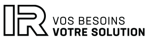 French IR Logo outlined horizontal black