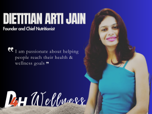 Dietitian Arti Jain Founder and Chief Nutritionist of D4H Wellness