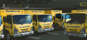 WASH BINS trash can cleaning service vehicle fleet