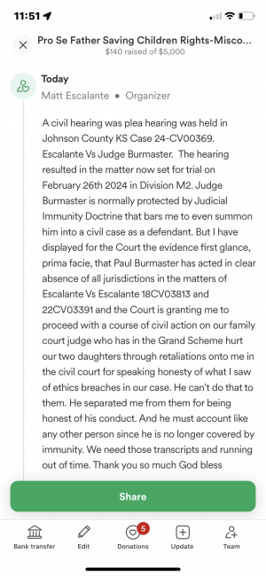 A Pro Se Faith Filled Father's Viral TikTok Account Is Discovering A Kansas Fiasco of Fraud Upon the Family Court 