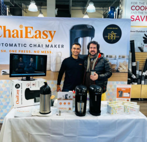 Samir Sahoo with Daryl Katzenberg