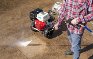Pressure washing 