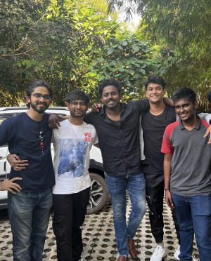 The Founding team at college!