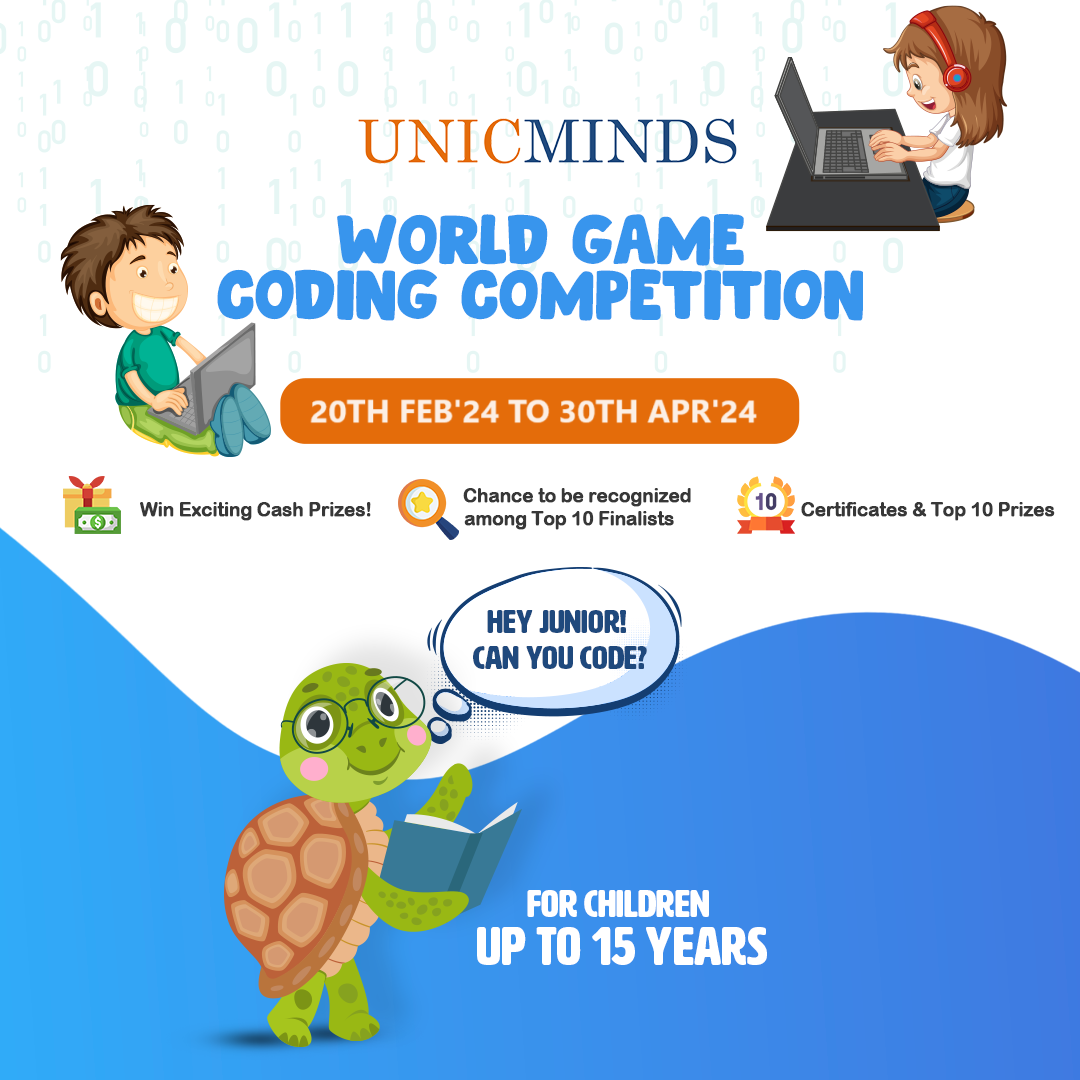 UnicMinds invites you to World Kids Game Coding Competition - IssueWire