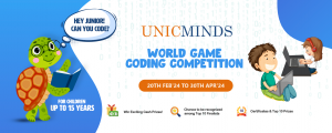 UnicMinds invites you to World Kids Game Coding Competition