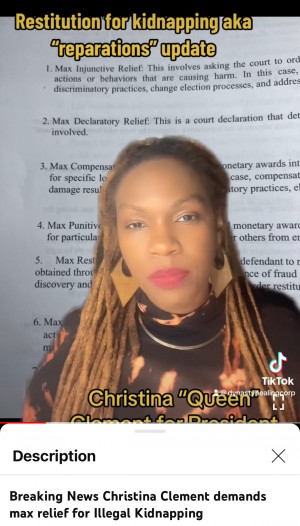 President candidate Christina Clement