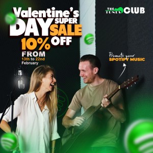 Valentines offer to promote spotify music