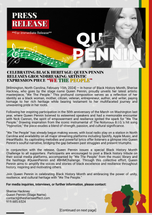 Press Release Example (Page 1 of 2)