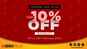 February Sale upto 15% Discount