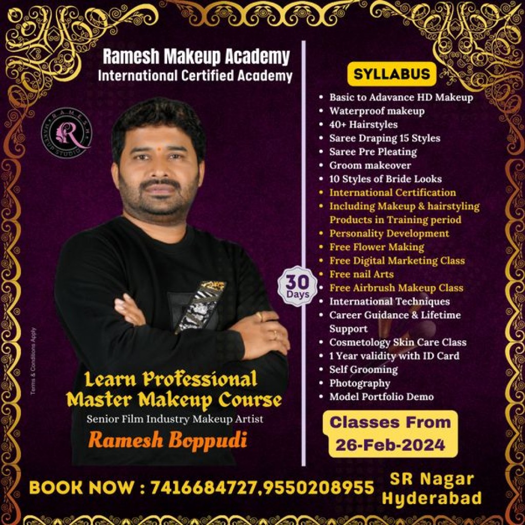 Ramesh Makeup Studio & Academy Revolutionizes Makeup Education with Pro