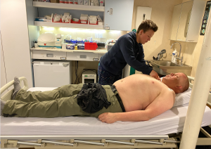 Ultrasound taken in Antarctica