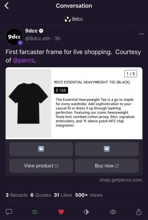 9dcc collaborates with PERCS