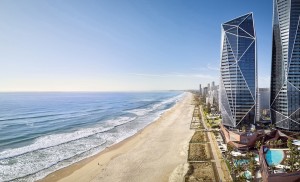 The Diamond Tower Collection of premium absolute beachfront apartments at Jewel Private Residences