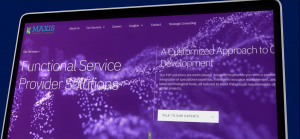 Snapshot of one of the dedicated service webpages at Maxis Clinical Sciences.