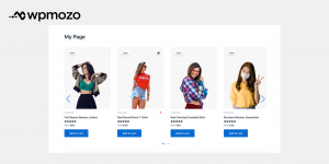 WPMozo Product Carousel for WooCommerce in Action