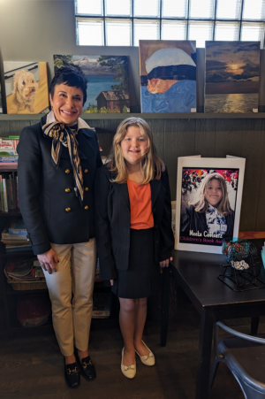 State representative Marla Brown attends Meeka Coblentz first book signing