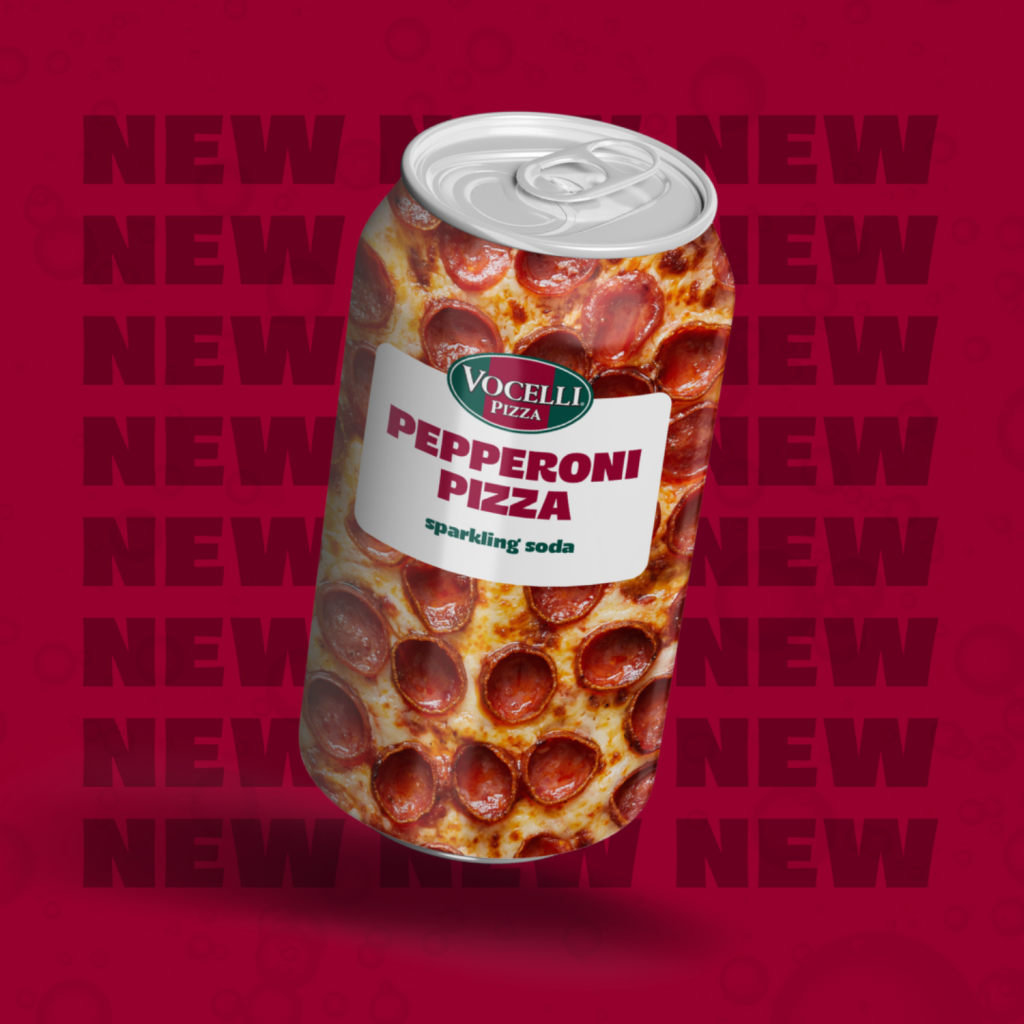 Vocelli Pizza Introduces PEPPERONI PIZZA Sparkling Soda IssueWire