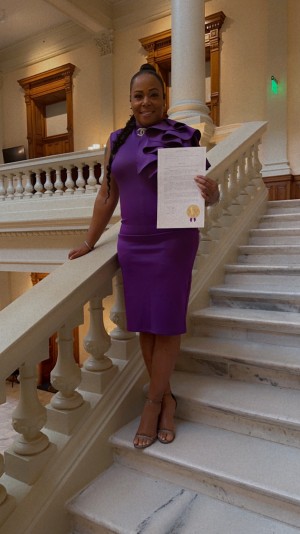 Theresa Caldwell Jenkins Honored at the Georgia State Capitol 