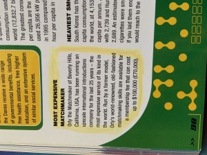 Orly the matchmaker, Guinness World Records 