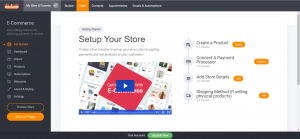 Bloc Blaze E-commerce store set up