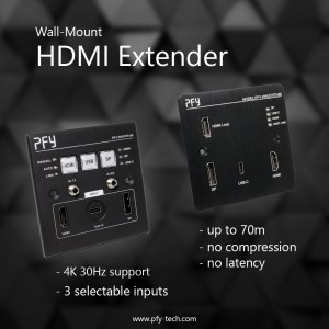 Pilotfly HDMI Extender PFY-HHUD70Tx86