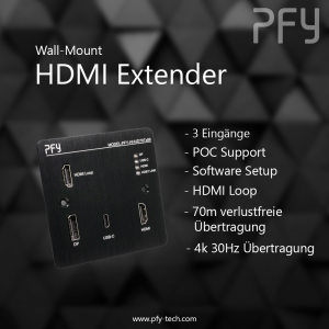 Pilotfly HDMI Extender PFY-HUD70Tx86