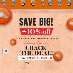 Soundcloud promotion with flat discount