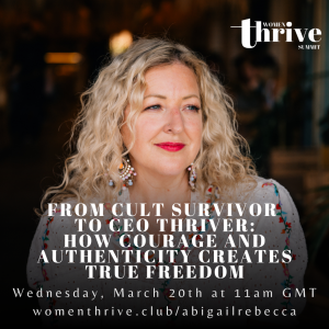 Abigail Rebecca, Women Thrive Summit tickets are on sale