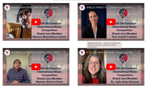 US-Canadian International Music Competition Final Round Results