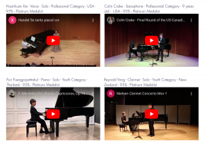 US-Canadian International Music Competition Winners