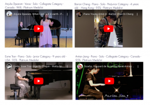 US-Canadian International Music Competition Winners