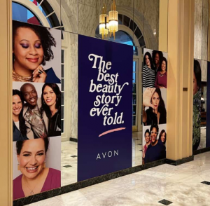 the best beauty story ever told Avon - custom banner by Platon Graphics
