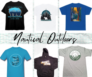 Nautical Outdoors T shirts and Hoodies