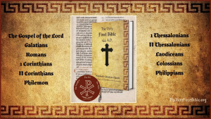 The Very First Bible 144 A.D.