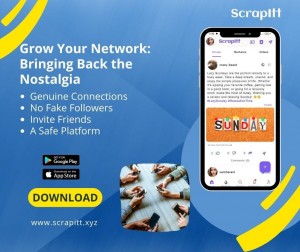 ScrapItt: Grow your network, bring back the nostalgia