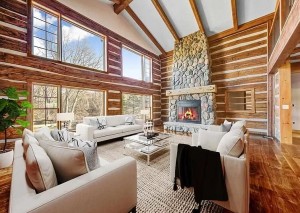 This room used to have cows in it and hay in the loft