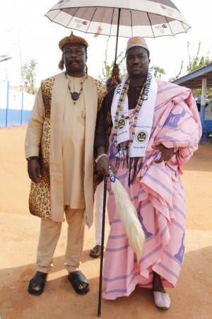 Prince Emeka and King of Possotome, SA Anagonou LATE Ayolomi II