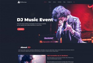 dj wordpress theme
