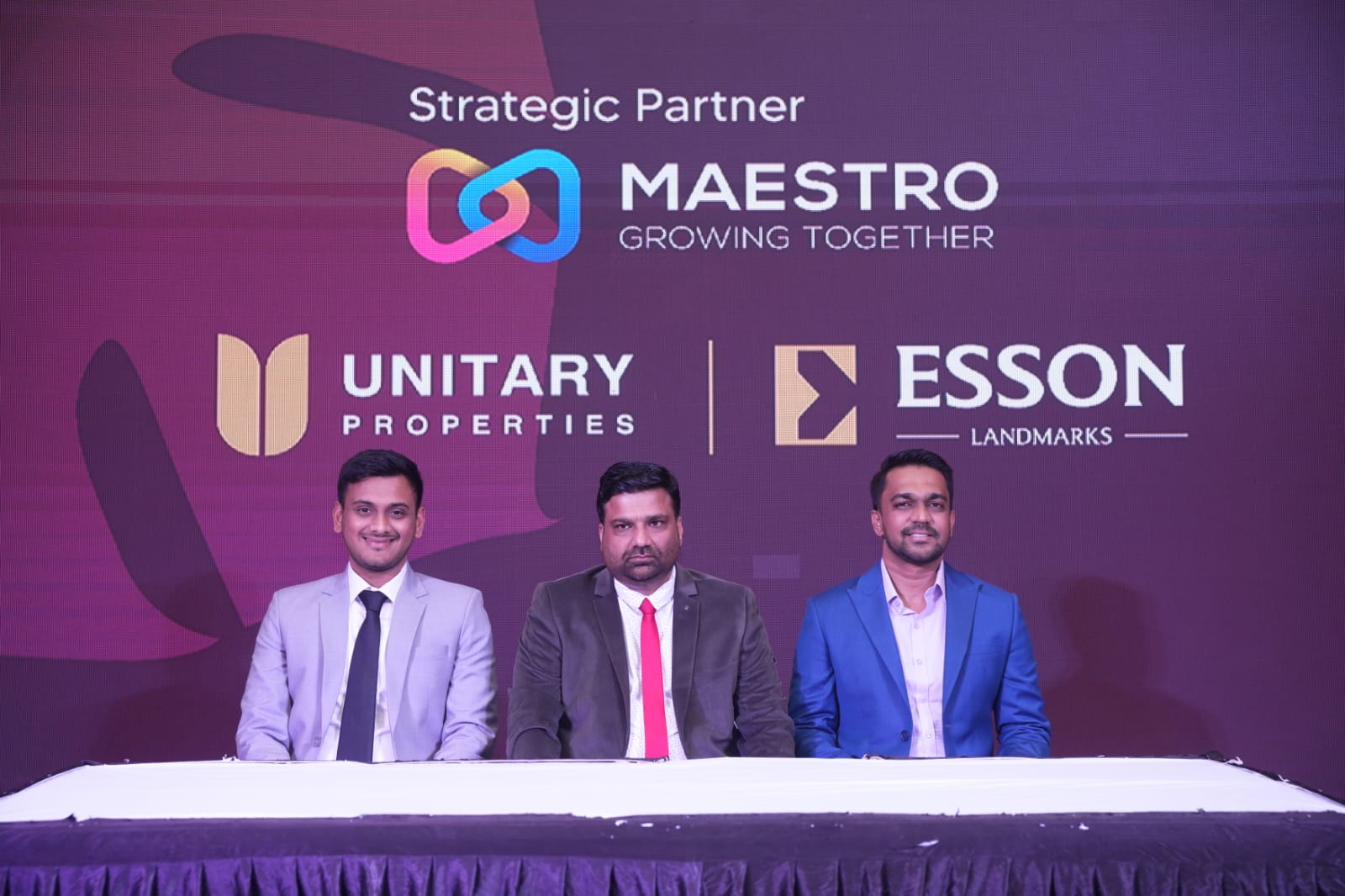 Pranay Oswal Director UNITARY Properties Nitin Gupta Founder and Managing Director Maestro Realtek a