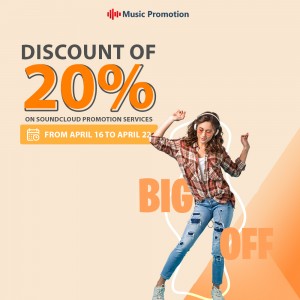 Soundcloud Promotion with 20% Flat discount