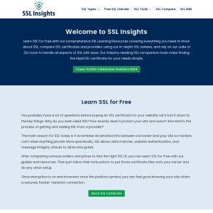 SSLInsights Home