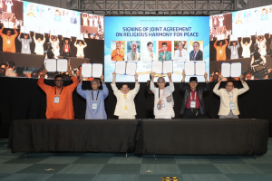 Signing of Join Agreement on Religious Harmony For Peace 2