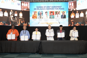 Signing of Join Agreement on Religious Harmony For Peace